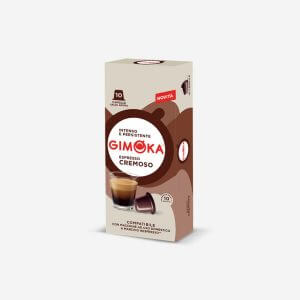 CREMOSO (intensidad media) 200 cápsulas Gimoka compatibles Nespresso