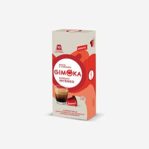 INTENSO (sabor fuerte) 200 cápsulas Gimoka compatibles Nespresso