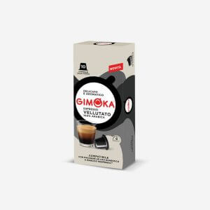 VELLUTATO (100% arabica) 200 cápsulas Gimoka compatibles Nespresso